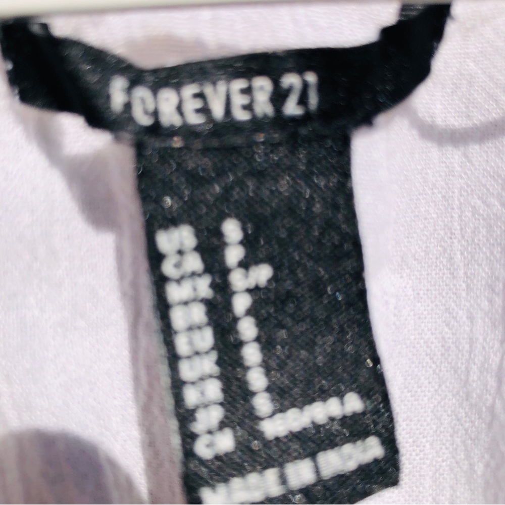 FOREVER 21 white long dress beach coverup S lace - Picture 5 of 8